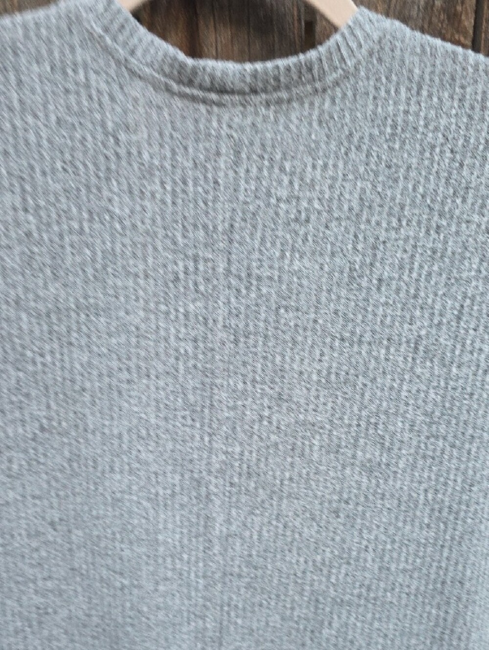 Gray Open-Front Ribbed Long Cardigan Sweater - Picture 8 of 11